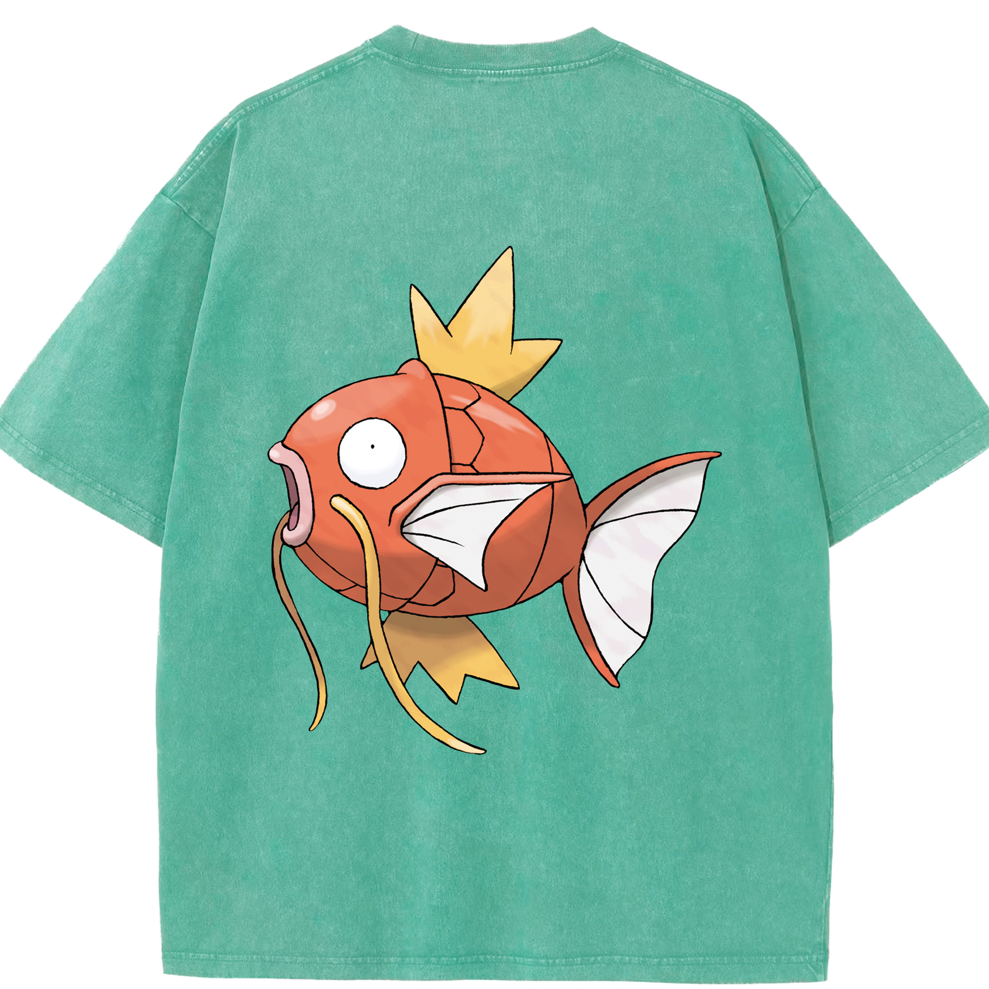 （画像用） ポケットモンスター Pokémon 綿100% ヴィンテージ風 半袖Tシャツ（背面プリント）